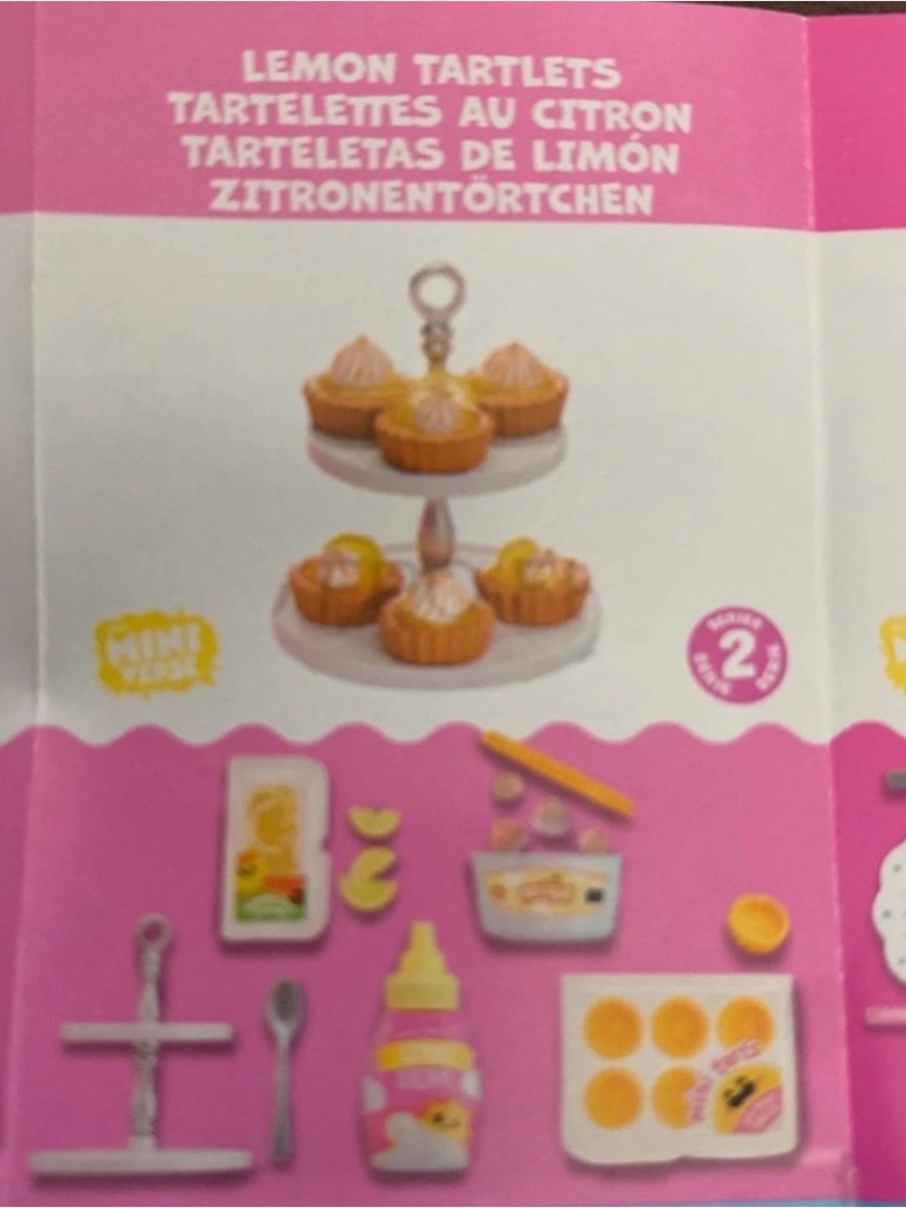 Miniverse diner series 2 Lemon Tartlets